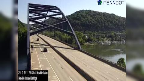 Traffic Cam Neville Township: I-79 @ EXIT 65 (NEVILLE ISLAND) Player
