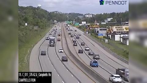 Traffic Cam Collier Township: I-376 @ MM 62.6 (CAMPBELL'S RUN RD) Player