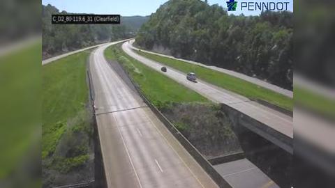 Traffic Cam Lawrence Township: I-80 @ EXIT 120 (PA 879 CLEARFIELD) Player