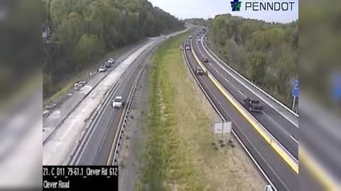 Kennedy Township: I-79 @ MM 61.1 (CLEVER RD) Traffic Camera