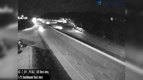 South Fayette Township: I-79 @ MM 50.2 (I-79 SOUTHBOUND BRIDGEVILLE REST AREA) Traffic Camera