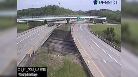 Thornberry: I-79 @ EXIT 59B (I-376 WEST AIRPORT) Traffic Camera