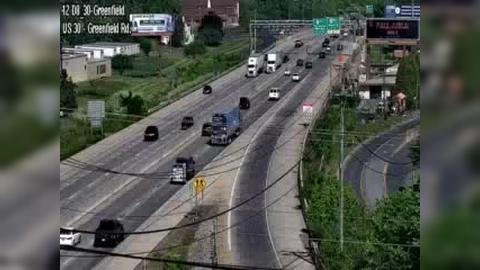 Traffic Cam Bridgeport: US 30 @ GREENFIELD RD EXIT Player