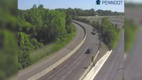 Bensalem Township: I-95 @ EXIT 35 (PA 63 WEST WOODHAVEN RD) Traffic Camera