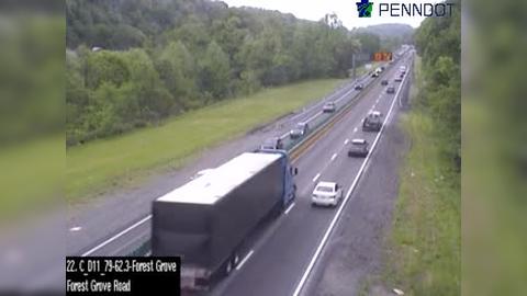 Traffic Cam Robinson Township: I-79 @ MM 62.3 (FOREST GROVE RD) Player