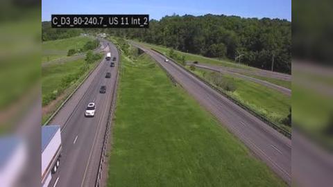 Lime Ridge: I-80 @ EXIT 241 (US) - BERWICK Traffic Camera