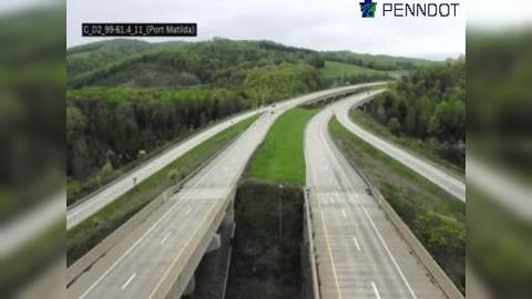 Worth Township: I-99 @ EXIT 73 (US 322 E STATE COLLEGE/LEWISTOWN) Traffic Camera