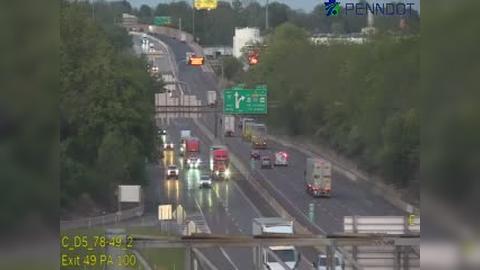 Traffic Cam Upper Macungie Township: I-78 @ EXIT 49A (PA 100 SOUTH TREXLERTOWN) Player