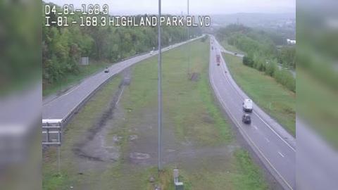 Wilkes-Barre Township: I-81 @ EXIT 168 (HIGHLAND PARK BLVD/WILKES-BARRE) Traffic Camera