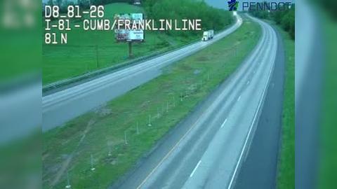 Traffic Cam Southampton Township: I-81 @ MM 26 (FRANKLIN/CUMBERLAND COUNTY LINE) Player