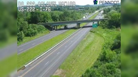 Traffic Cam Reamstown: US-222 @ LAUSCH RD (COLONEL HOWARD RD OFF RAMP) Player