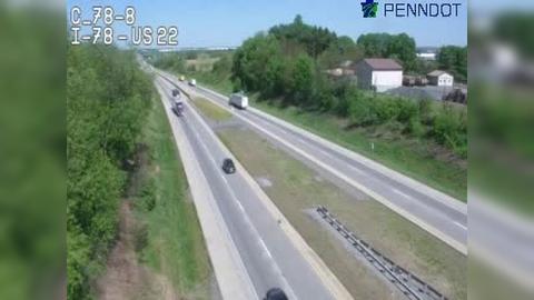 Traffic Cam Bethel Township: I-78 EXIT 8 (MT ZION RD) Player
