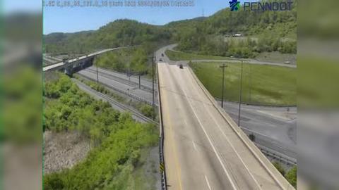 Traffic Cam Boggs Township: 1-80 WB @ EXIT 158 (PA 150/US 220 MILESBURG) Player