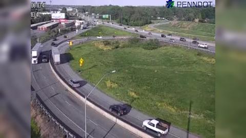 Lemoyne: I-83 EXIT 41A (PA 581 WEST CAMP HILL) Traffic Camera
