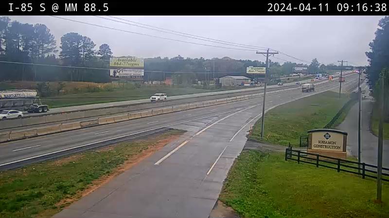 Traffic Cam Midway: I-85 S @ MM 88.5 Player