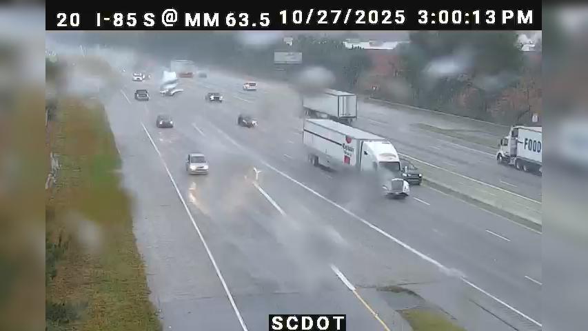 Startex: I-85 S @ MM 63.5 Traffic Camera