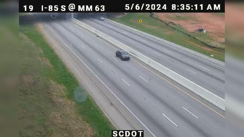 Duncan: I-85 S @ MM 63 (SC 290) Traffic Camera