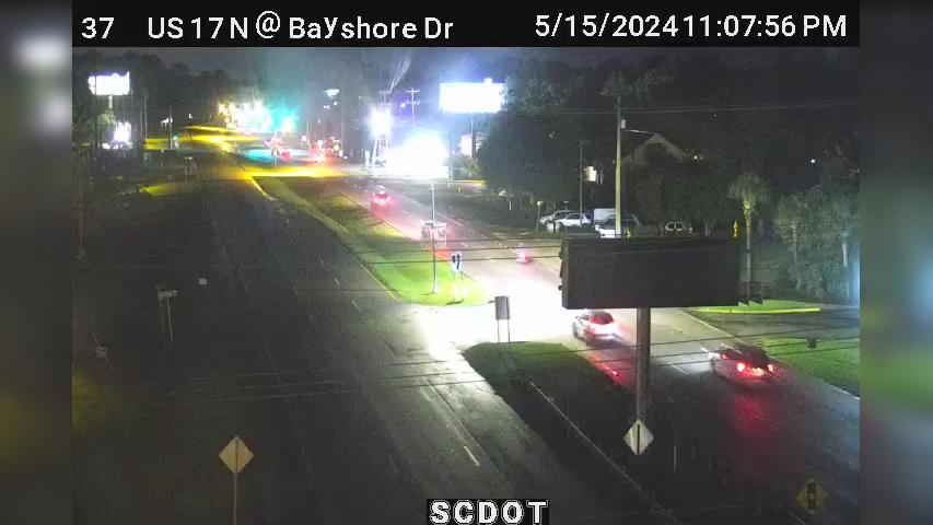 Little River Heights: US 17 N @ Bayshore Dr Traffic Camera