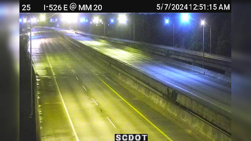 North Charleston: I-526 E @ MM 20 (Virginia Ave) Traffic Camera