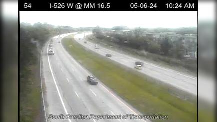 Traffic Cam North Charleston: I-526 W @ MM 16.4 (International Blvd) Player