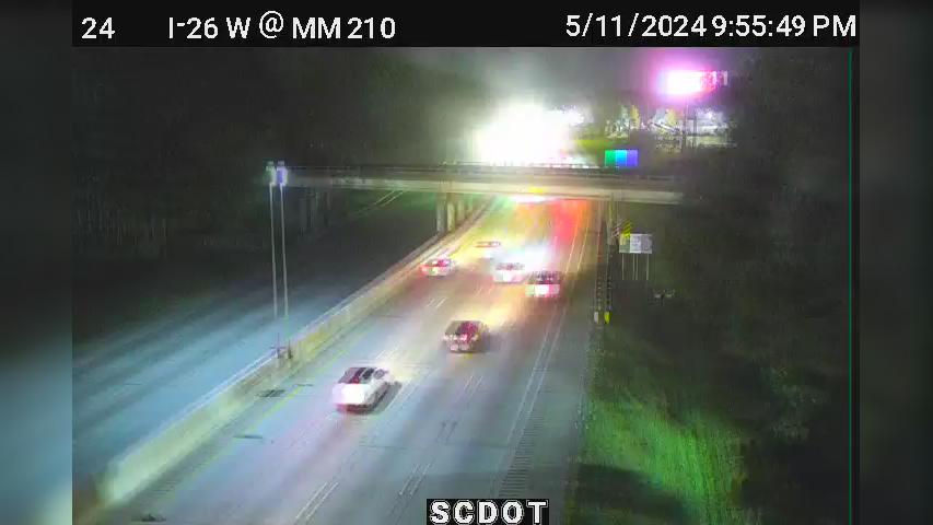 North Charleston: I-26 W @ MM 210 (Eagle Drive) Traffic Camera