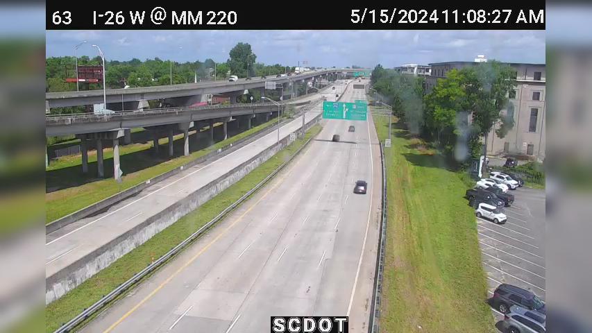 Traffic Cam Charleston: I-26 W @ MM 220.6 (US 17N) Player