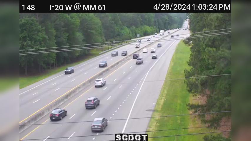 Lexington: I-20 W @ MM Traffic Camera