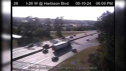 Columbia: I-26 W @ MM 103 (Harbison Blvd) Traffic Camera