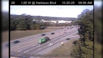 Columbia: I-26 W @ MM 103 (Harbison Blvd) Traffic Camera