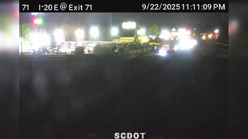 Columbia: I-20 E @ MM 71 (North Main St) Traffic Camera