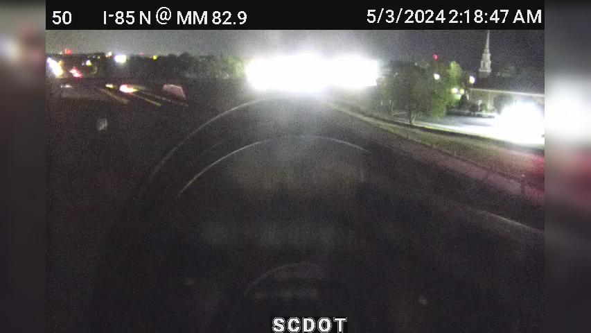 Cowpens: I-85 N @ MM 82.9 Traffic Camera