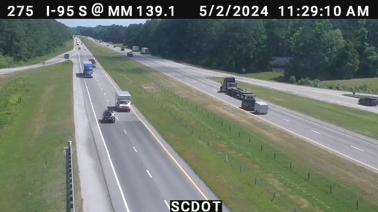 Traffic Cam Shiloh: I-95 S @ MM 139.1 (Rest Area) Player