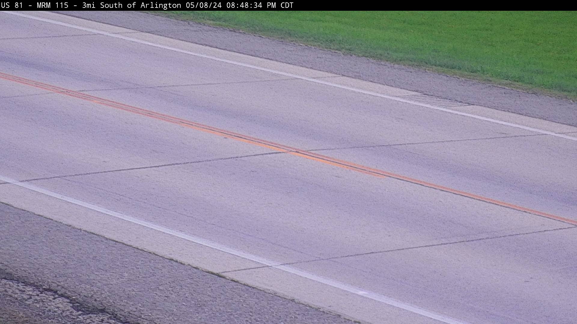Traffic Cam 3 miles south of town along US-81 @ MP 115 - East Player