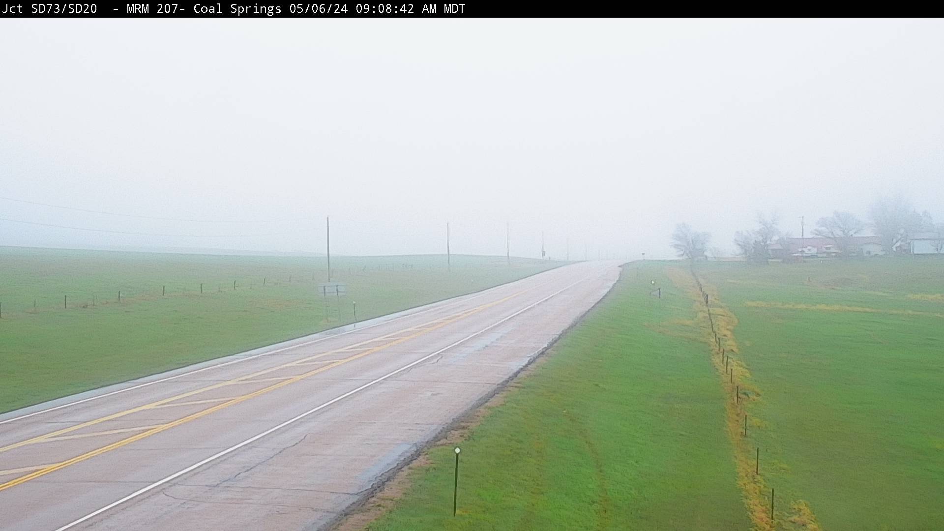 Traffic Cam West of town at junction SD-20 & SD-73 - East Player