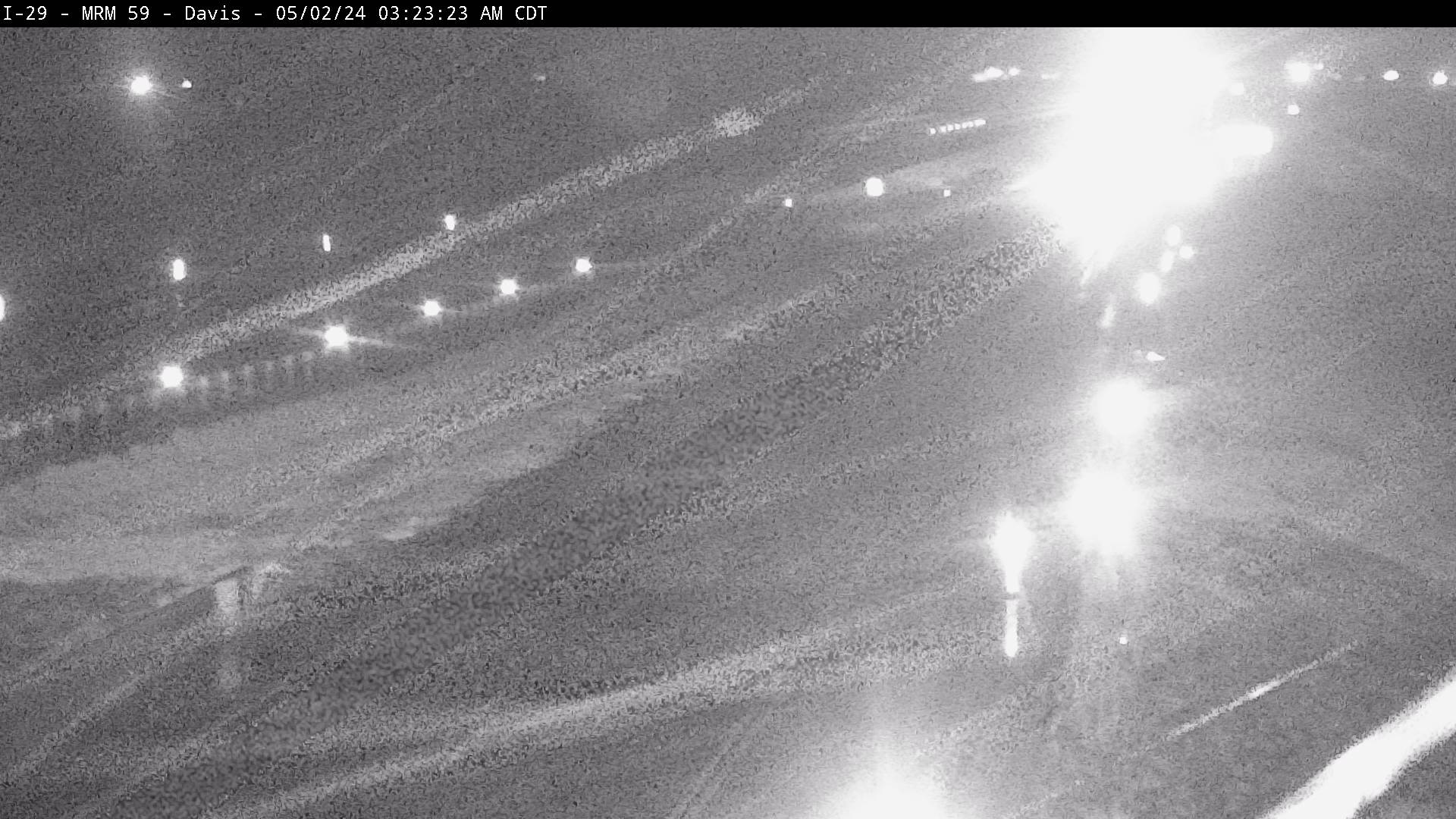 Traffic Cam 10 miles east of town along I-29 @ MM 59 - North Player