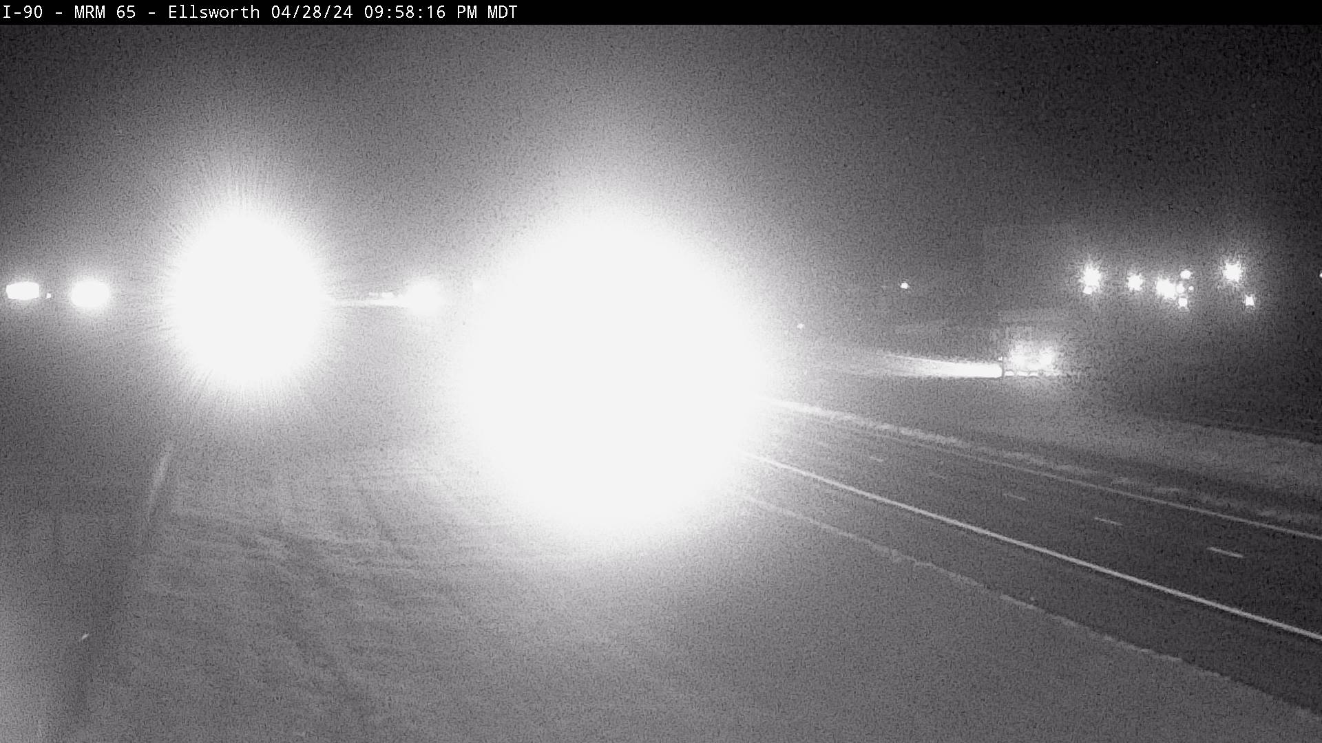 Traffic Cam 4 miles east of town along I-90 @ MP 65.2 - East Player