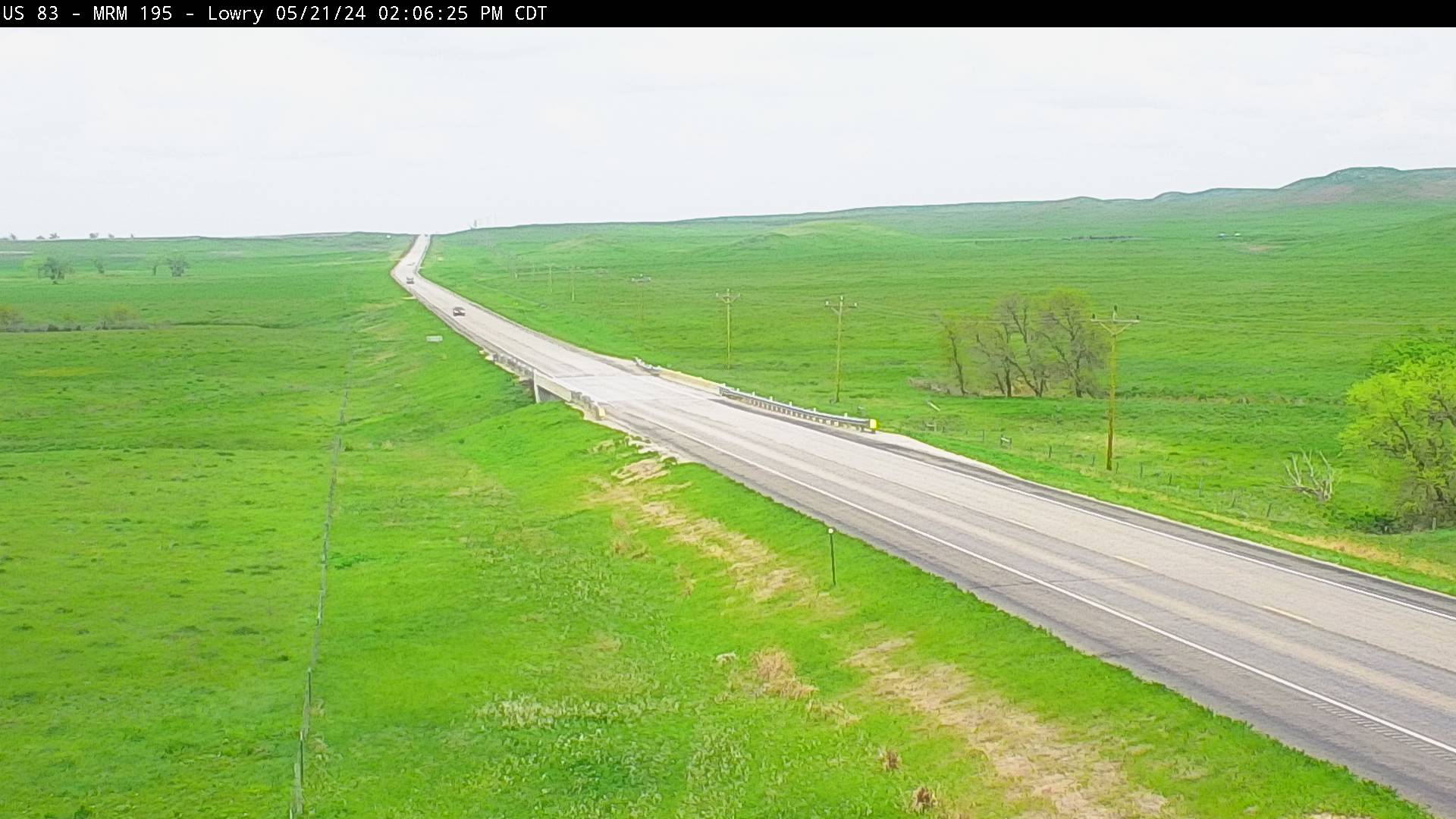 Traffic Cam west of town US-83 @ MP 195 - North Player