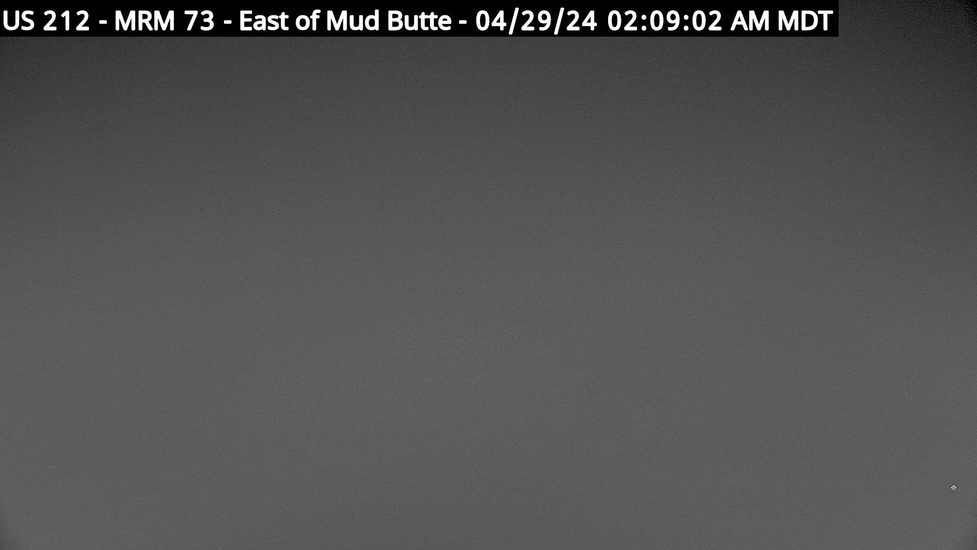 1 mile east of Mud Butte along US-212 @ MP 74 - Northeast Traffic Camera