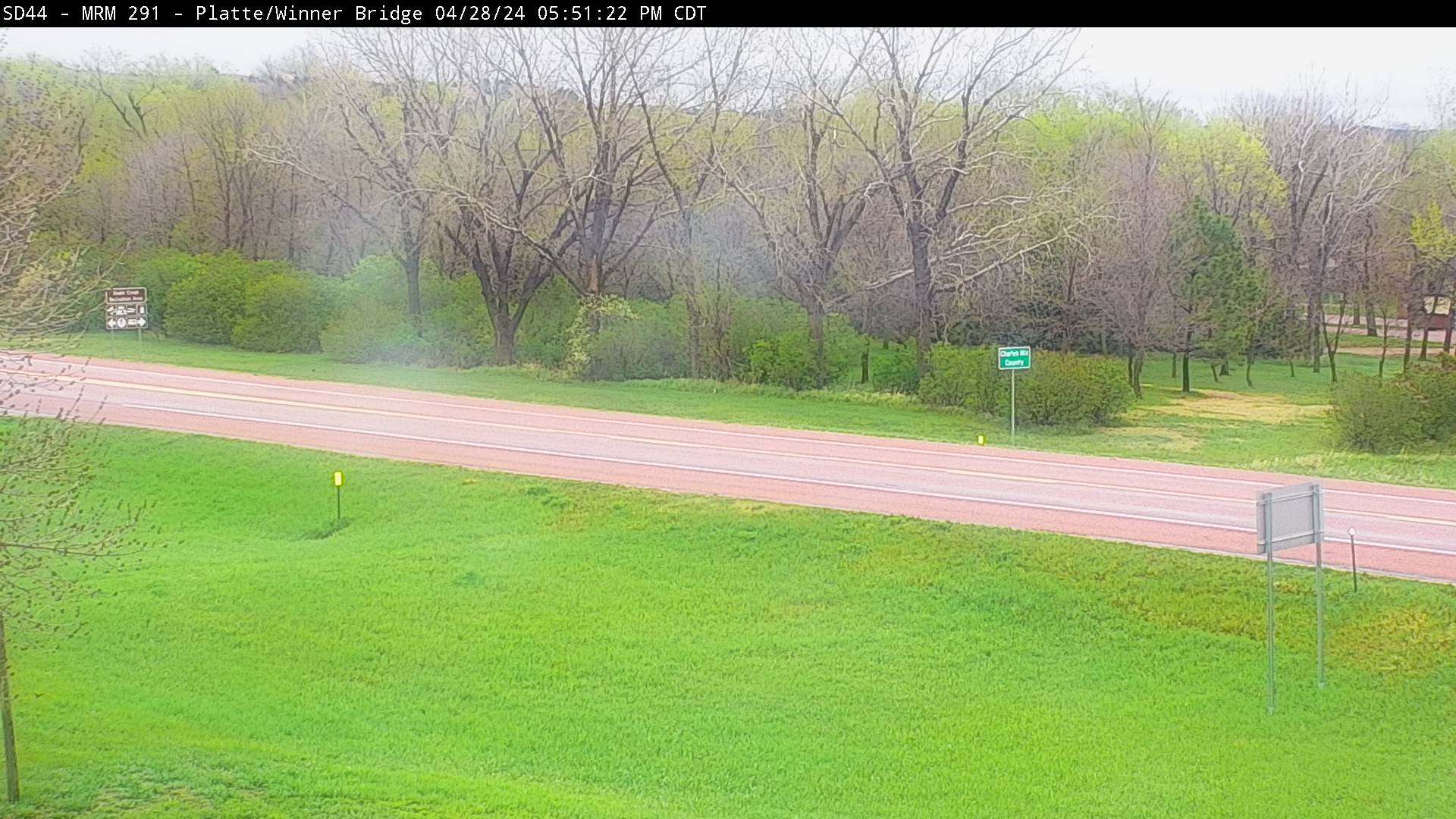 Traffic Cam West of town along SD-44 @ MP 291.6 - East Player