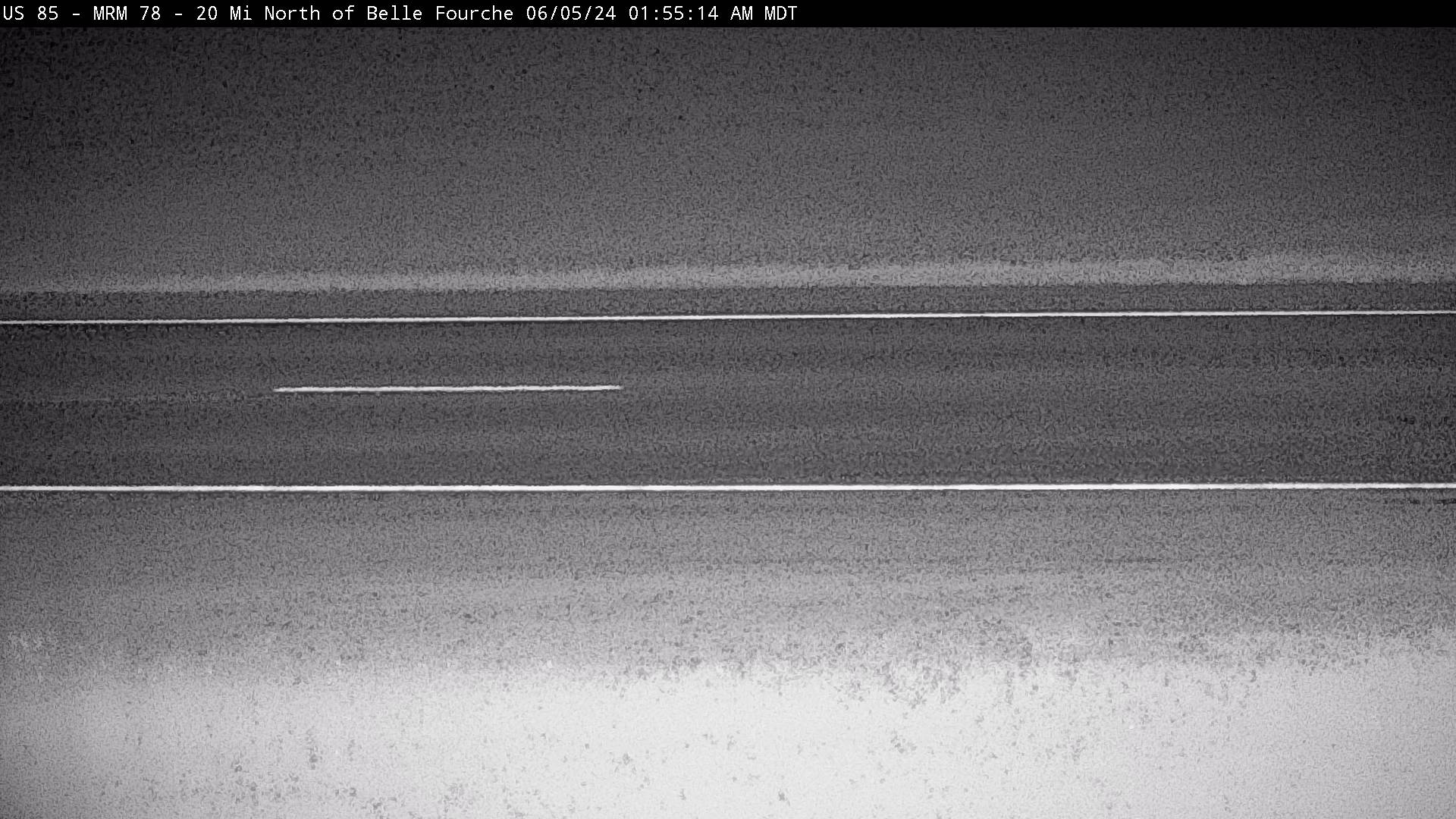 20 miles north of Belle Fourche along US-85 @ MP 78 - Northwest Traffic Camera