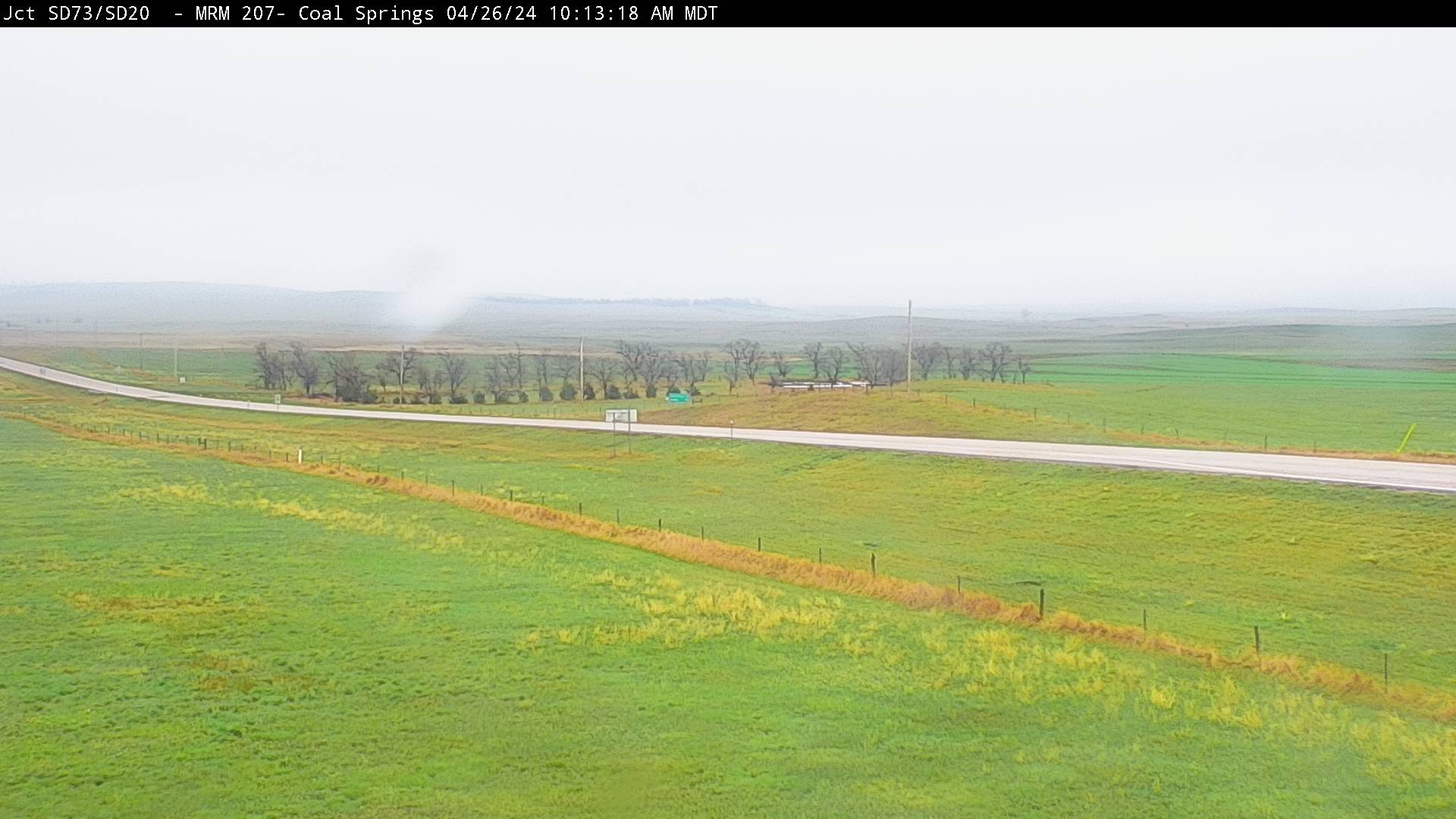 Traffic Cam West of town at junction SD-20 & SD-73 - East Player