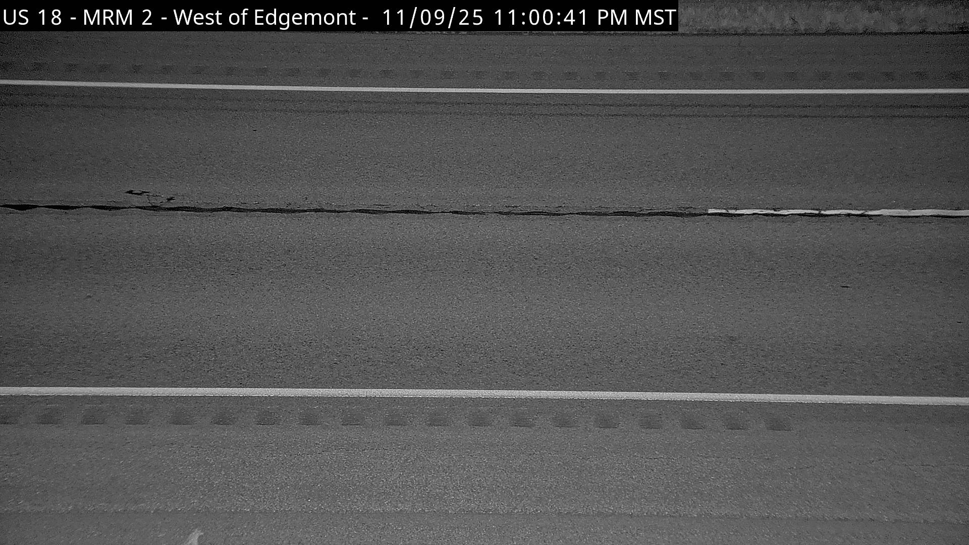 Traffic Cam West of town along US-18 @ MP 1.7 - South Player