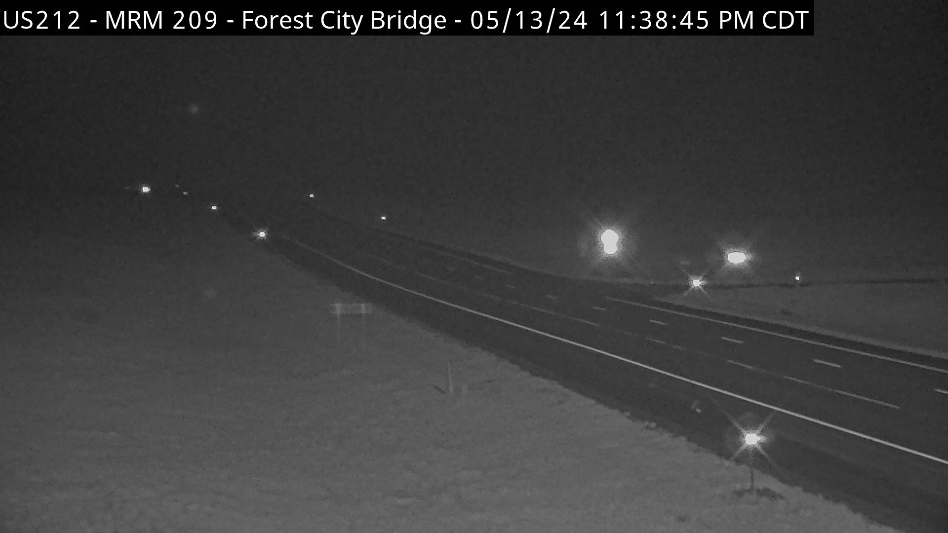 Traffic Cam US-212 at Forest City Bridge across Missouri River - South Player