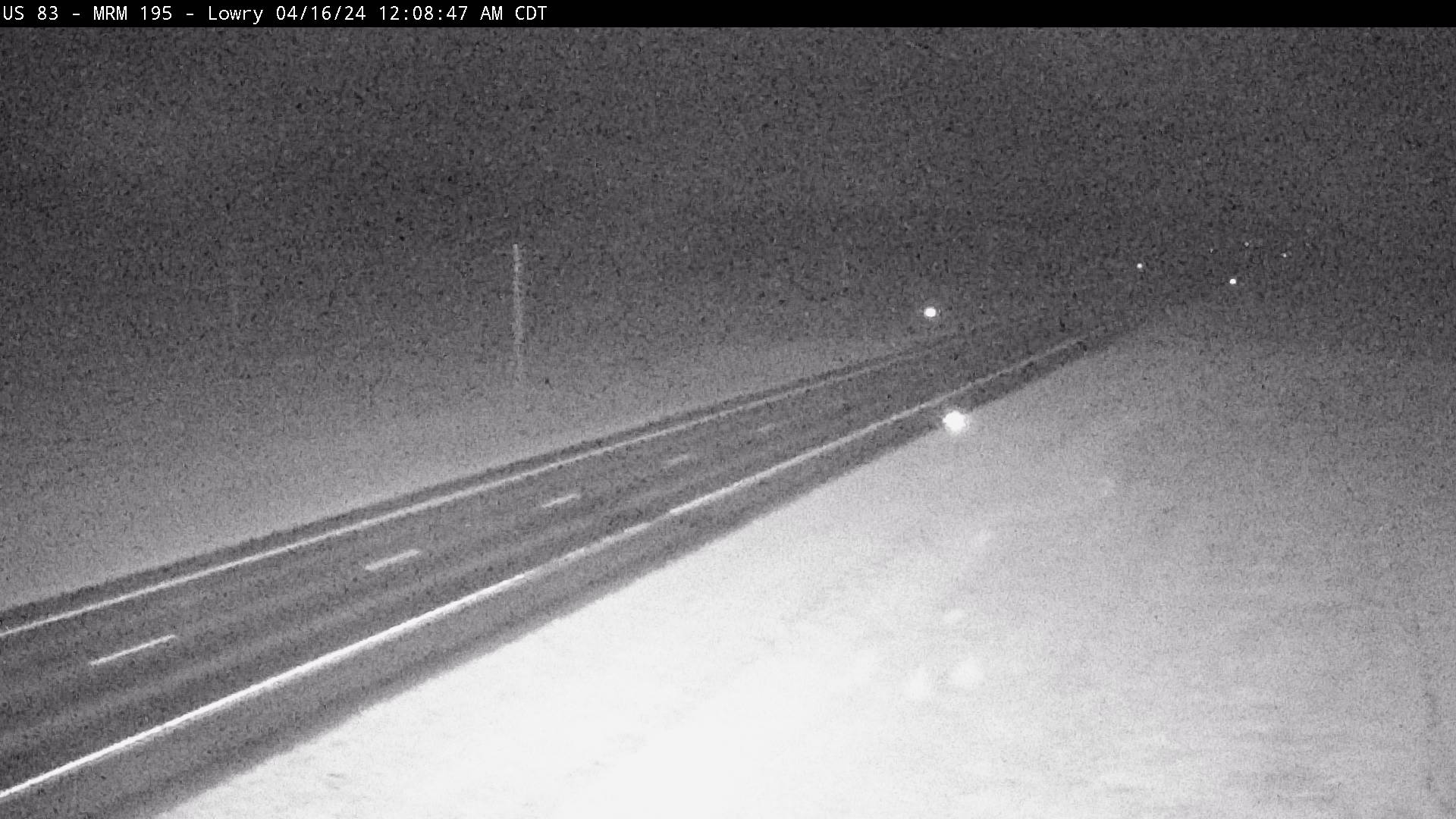 Traffic Cam west of town US-83 @ MP 195 - South Player