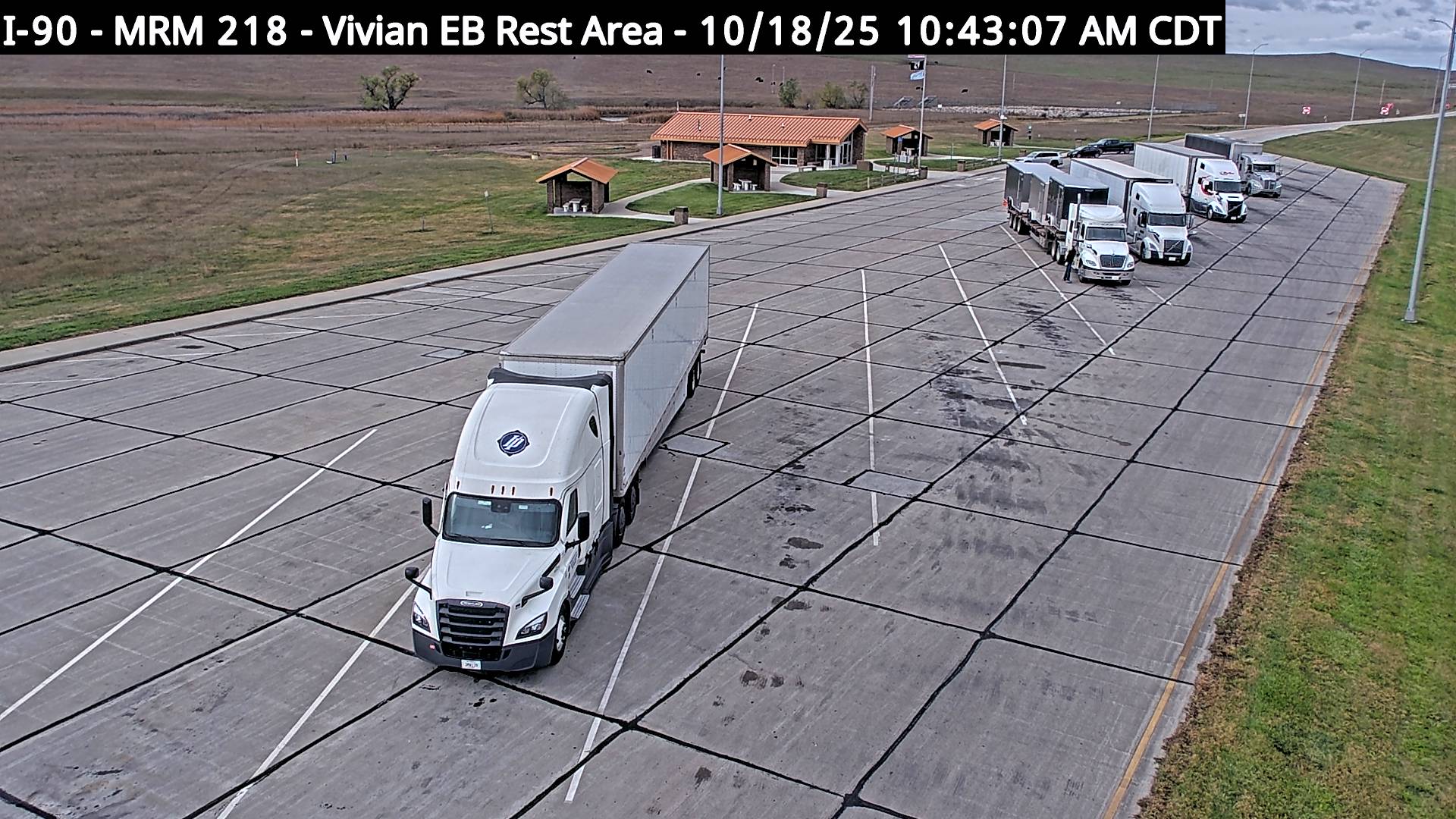 East of town along I-90 @ MP 218 - West Traffic Camera