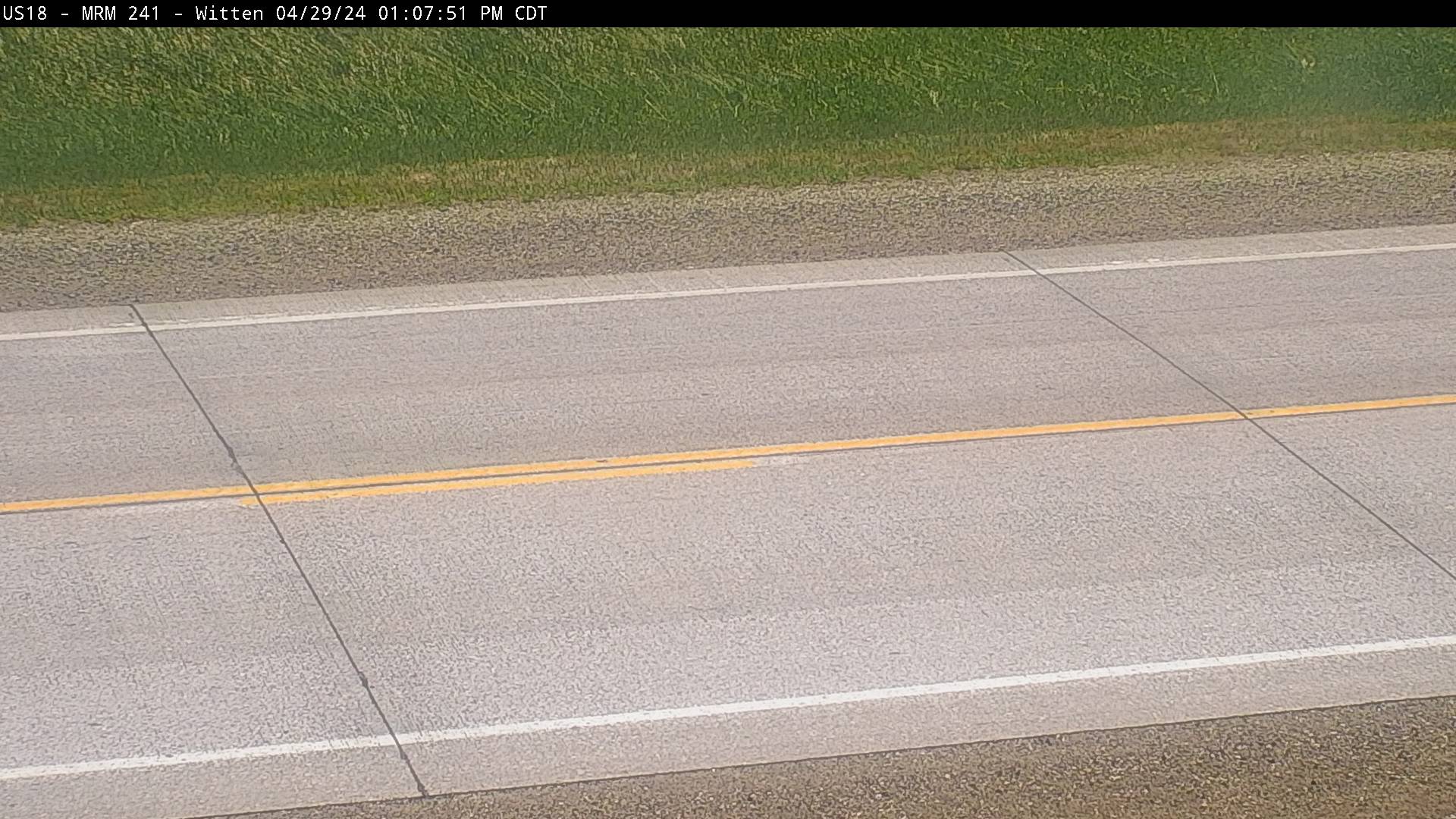 Traffic Cam 4 miles south of town along US-18 @ MP 241 - Southeast Player