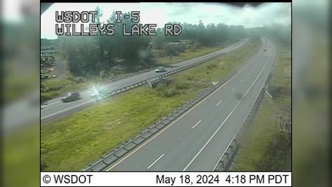 Traffic Cam Custer: I-5 at MP 268.6: Willeys Lake Rd Player