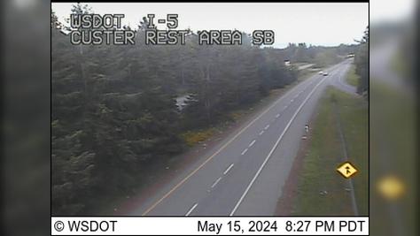 Traffic Cam Custer: I-5 at MP 269.2: SB - Rest Area South Player