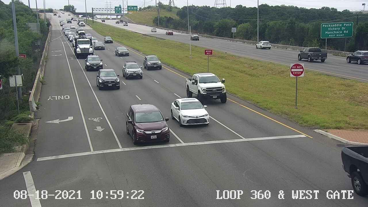 Traffic Cam  CAPITAL OF TEXAS HWY / WEST GATE BLVD Player