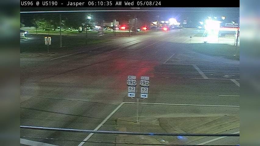 Jasper › North: US-96 @ US-190 Traffic Camera